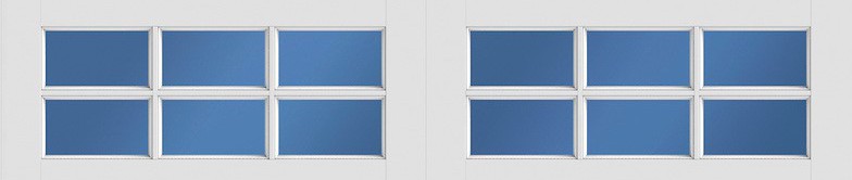 lite square garage door window